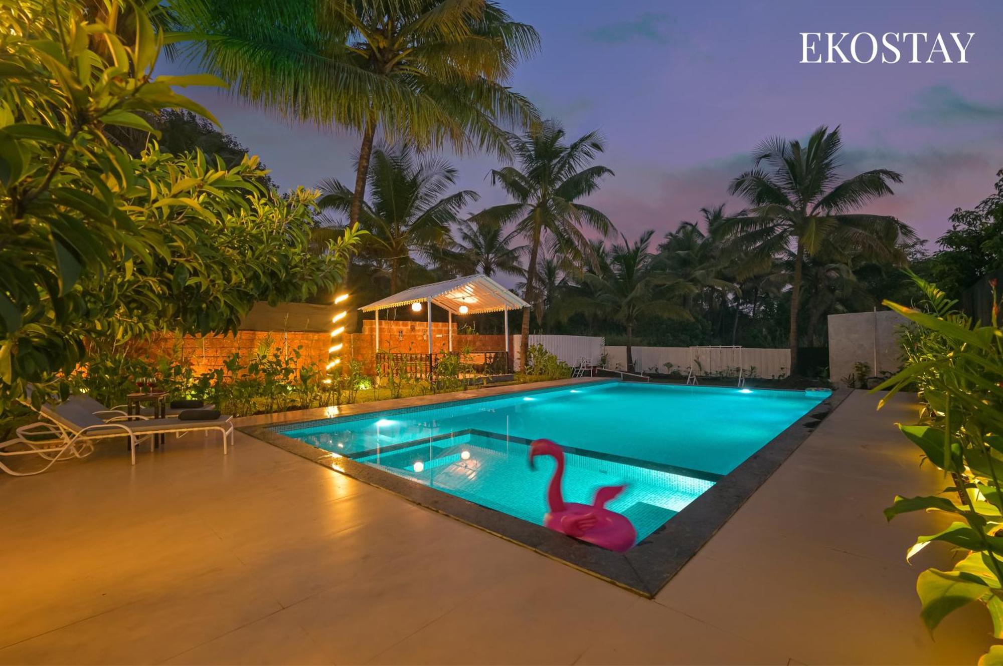 Ekostay - Serenity Villa อลีบาก ภายนอก รูปภาพ