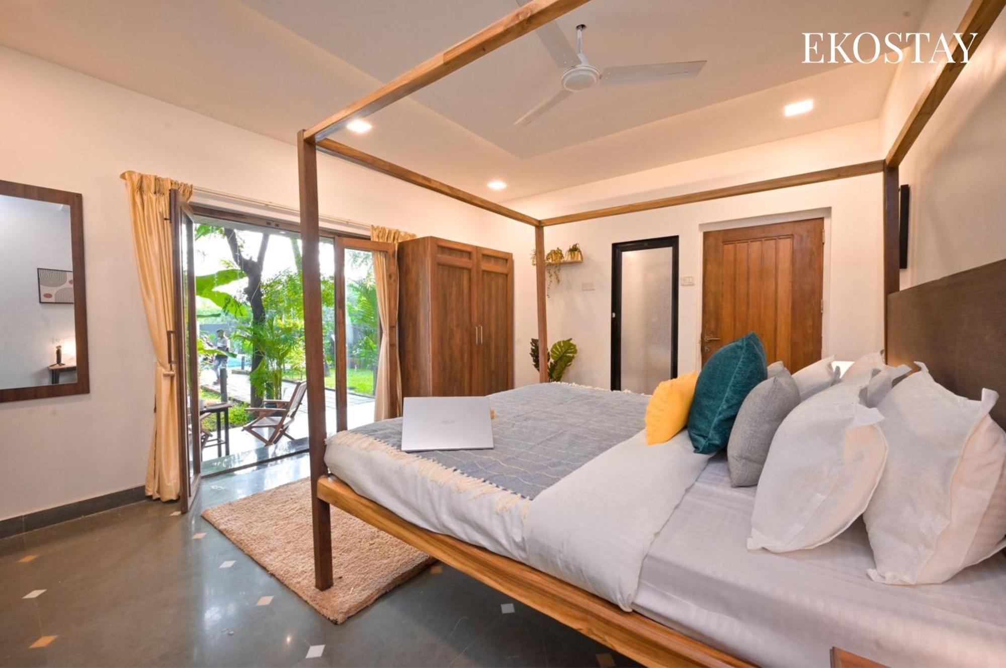 Ekostay - Serenity Villa อลีบาก ภายนอก รูปภาพ