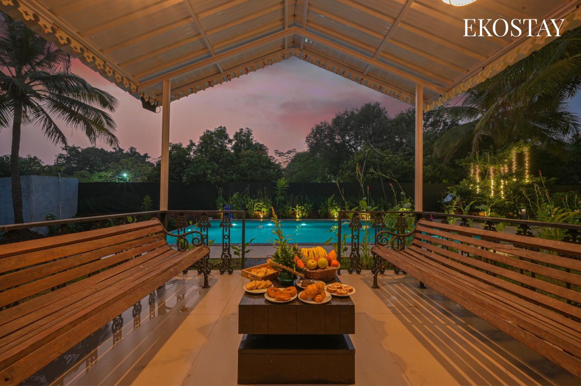 Ekostay - Serenity Villa อลีบาก ภายนอก รูปภาพ